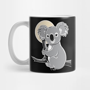 Happy Koala Hugging Branch Mug